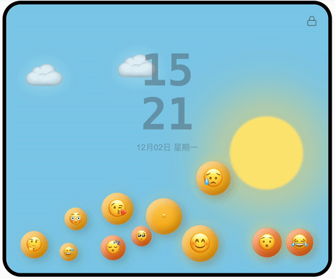 Emoji Clock